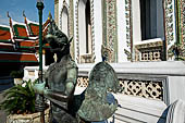 Bangkok Grand Palace, Wat Phra Keow (temple of the Emerald Buddha). Yod Nok Tantima or Tantima bird, guarding the Viharn Yod.